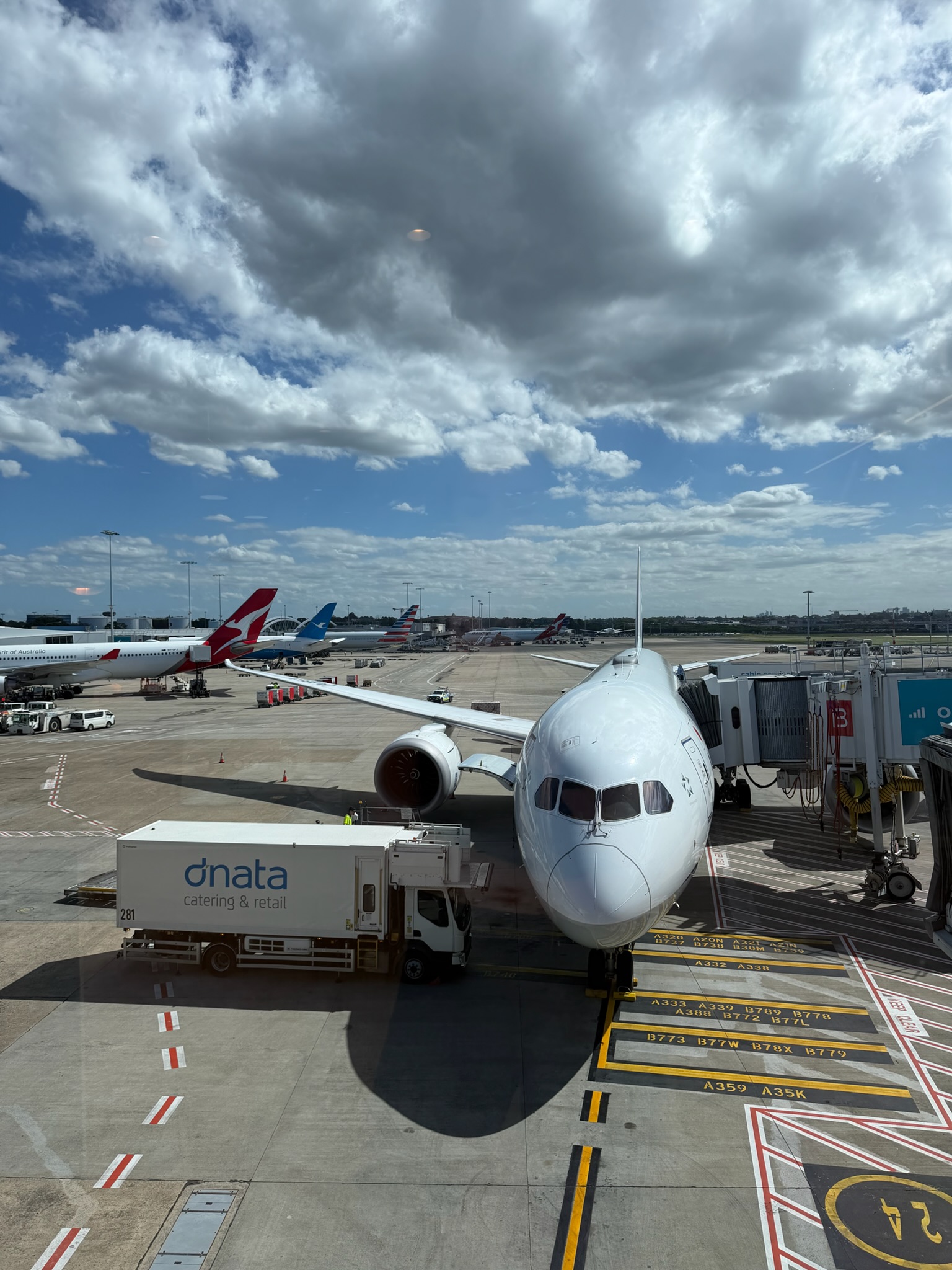 Sydney airport aircraft views