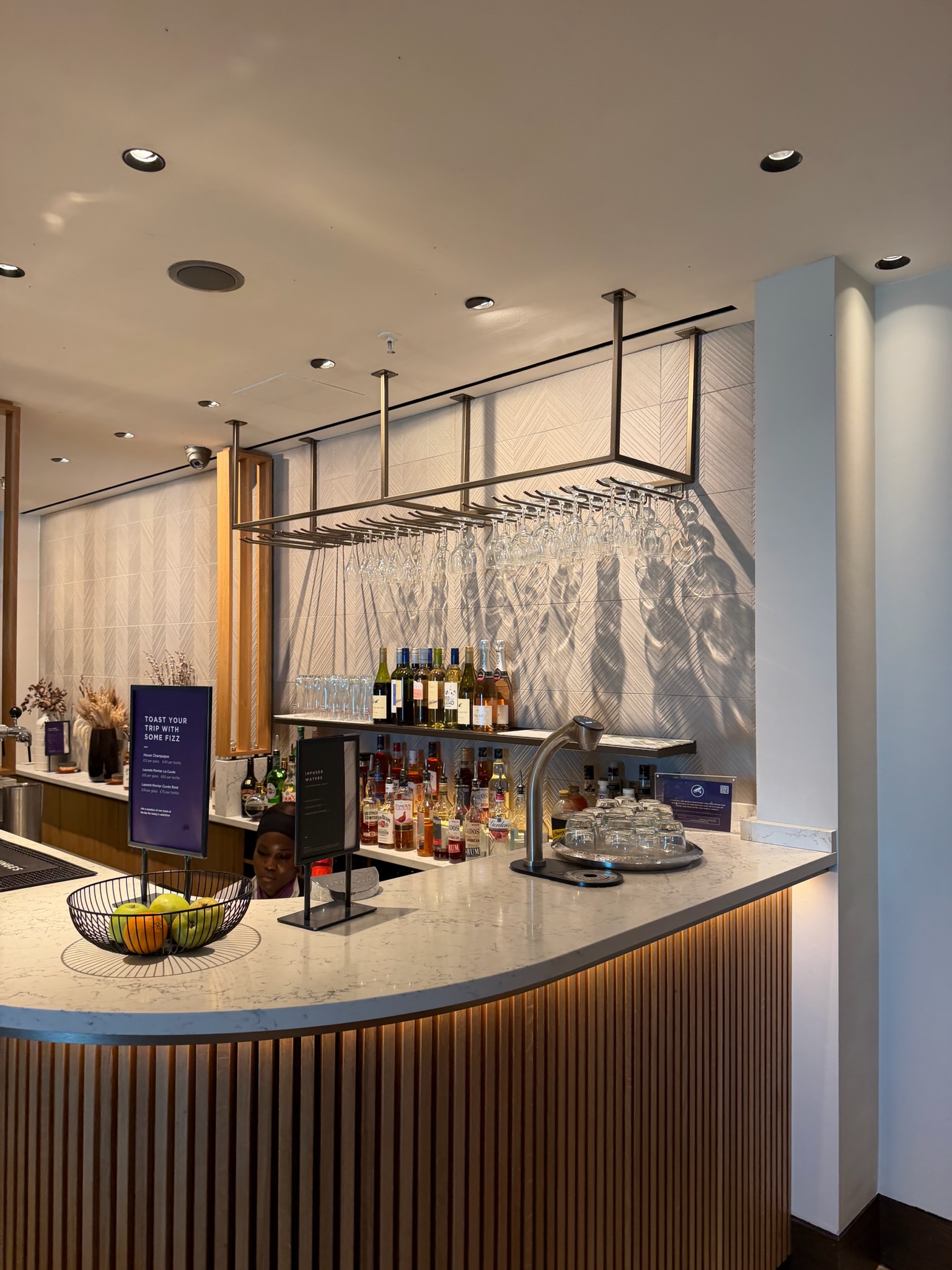 Bar area at the No1 Lounge Luton